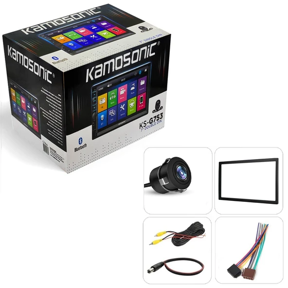 KAMOSONIC KS-G753 Double Teyp 7 İnç 4x45 Watt mirrorlink - Resim 3