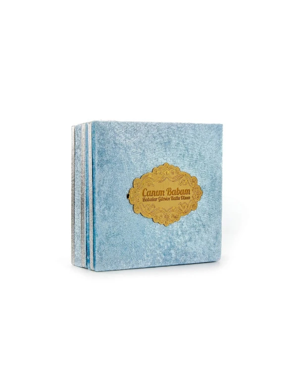 Babalar Gününe Özel Şık Kadife Kutulu Kur'an İnci Tesbih Seti - Resim 2