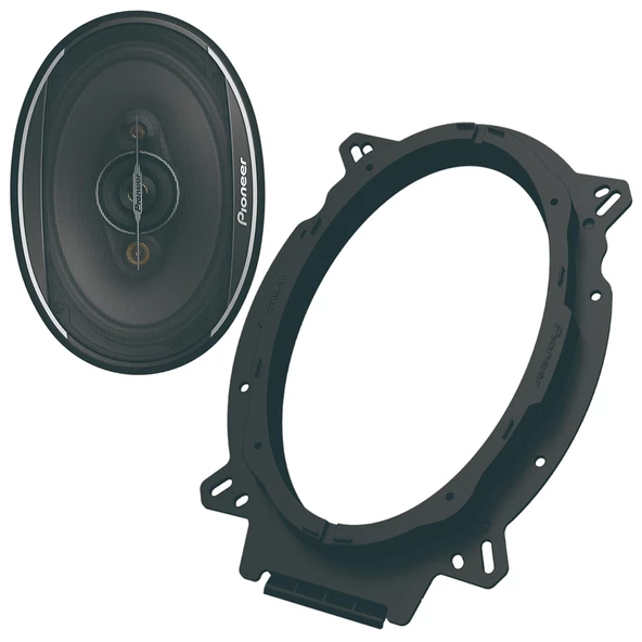 PIONEER DİGİCOM TS-A6961F Oto Hoparlör Oval 6X9 İnç 450 Watt 2 Adet - 2
