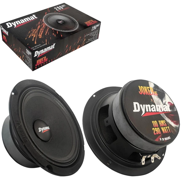 DYNAMAT JOKER-16 Oto Midrange 16cm 290 Watt 2 Adet ürün görseli
