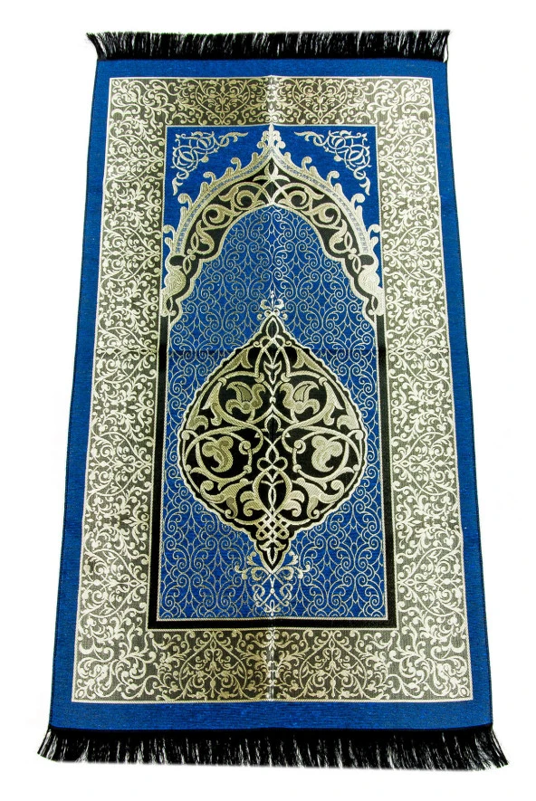 Ekonomik Osmanlı Tafta Seccade - 0150 - Lacivert Renk