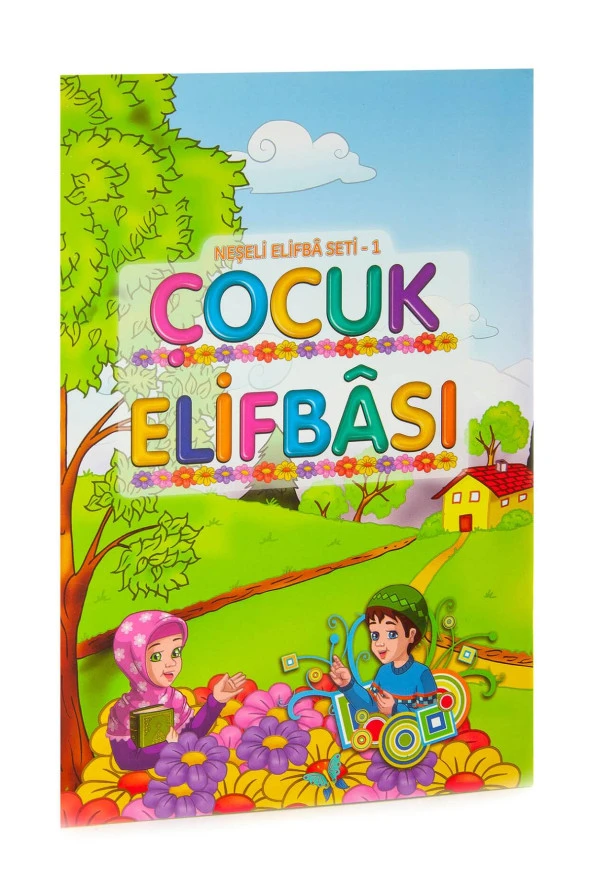Neşeli Elifbâ Seti 1 Çocuk Elifbâsı Dini Eğitici Kitap
