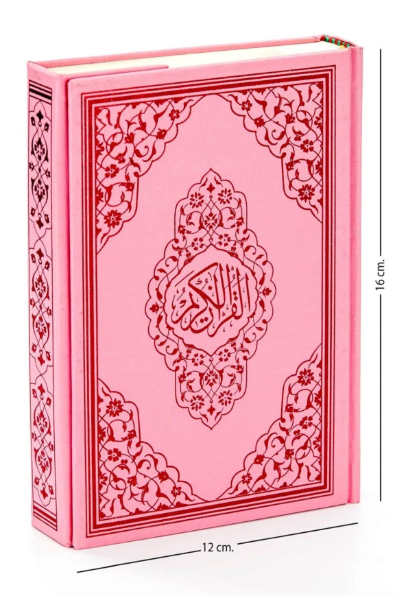 Kuranı Kerim - Sade Arapça - Çanta Boy - Pembe - Ayfa Yayınları - Bilgisayar Hatlı