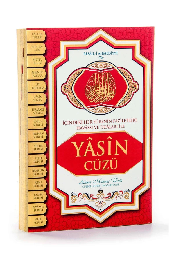 Yasin Cüzü - Cübbeli Ahmet Hoca - Tuana Basın Yayın - Mevlid Hediyeliği