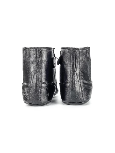 Hakiki Dana Derisi Kalın Tabanlı Mest – Astarlı, Fermuarlı ve Lastikli - 4