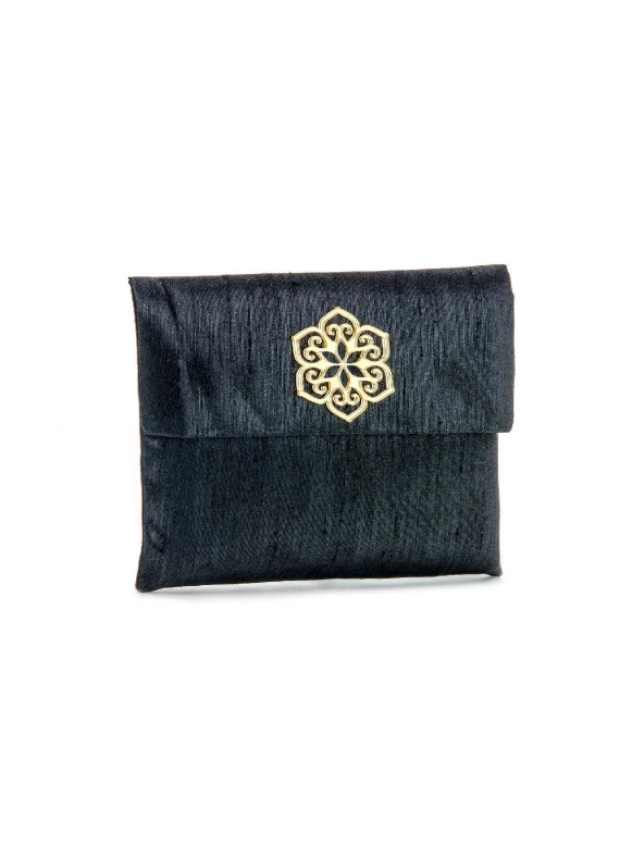 Şantuk Kumaş Kaplı Yasin Kitabı - Çanta Boy - İsme Özel Plakalı - Seccadeli - Tesbihli - Keseli - Siyah Renk - Mevlid Hediyeliği - Resim 4