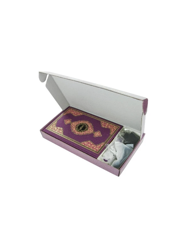 Kuran Okuyan Kalem - Orta Boy - Lila - Hayrat Neşriyat - Resim 3