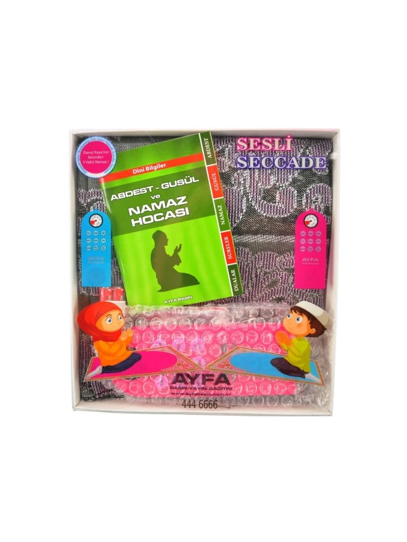 Namaz Öğreten Seccade Kulaklıklı Pusulalı - Resim 5
