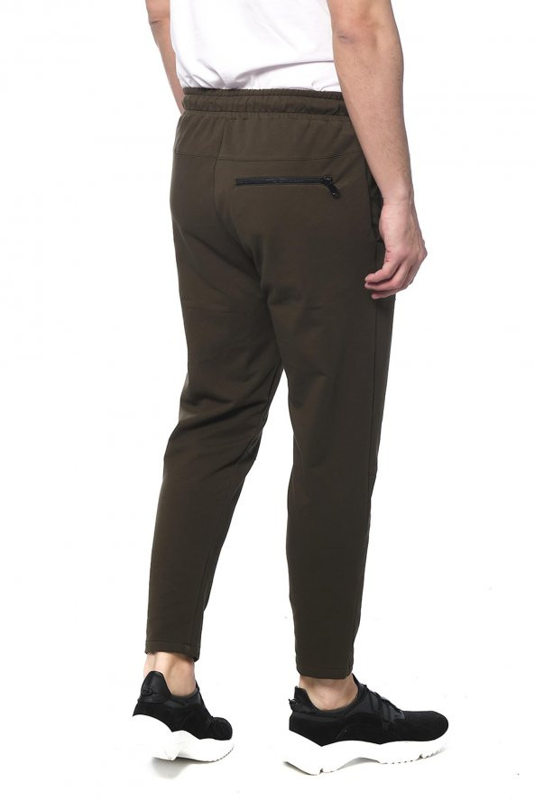 Erkek Slim Fit Beli Lastikli Bağcıklı Spor Jogger Pantolon - 10