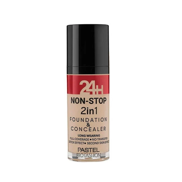 Pastel Profashion Non-Stop 2 in 1 Foundation and Concealer No603 Ivory Fondöten Kapatıcı ürün görseli