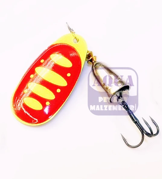 AquaAv Döner Kaşık Spinner 6 No 18 gr 5,7 cm  7084 - Turna Kaşığı Spin Kaşığı