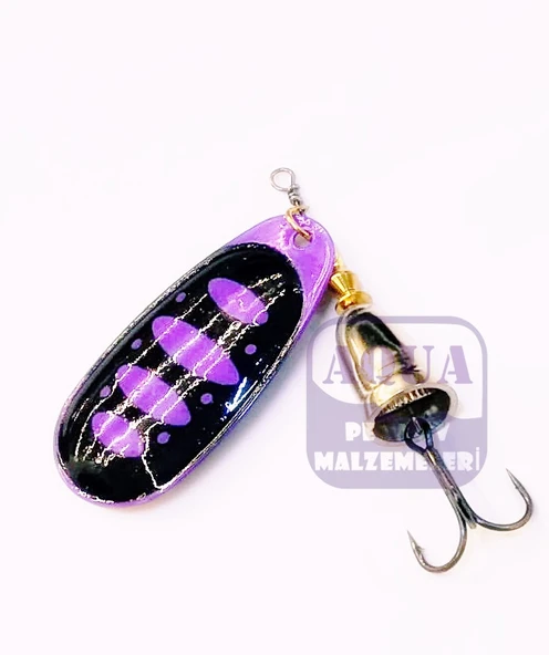 AquaAv Döner Kaşık Spinner 6 No 18 gr 5,7 cm  7090 - Turna Kaşığı Spin Kaşığı - 1