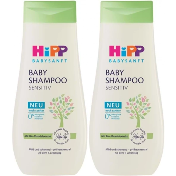 Hipp Babysanft Bebek Şampuanı (Baby Shanmpoo) Sensıtıv 200ML (2 Li Set) ürün görseli 1