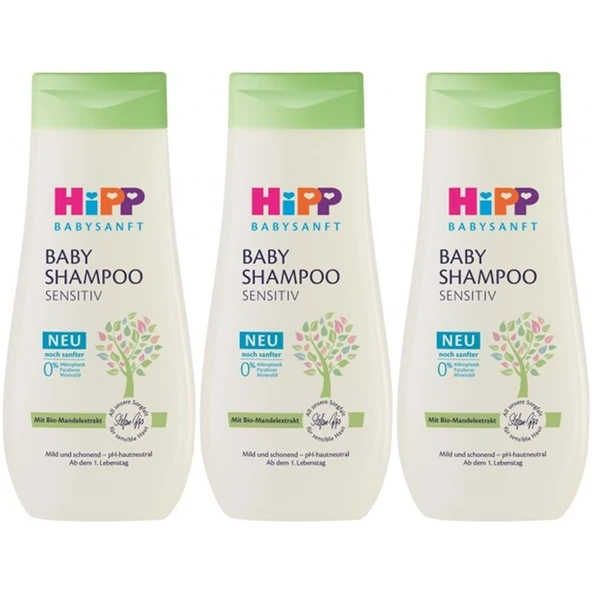 Hipp Babysanft Bebek Şampuanı (Baby Shanmpoo) Sensıtıv 200ML (3 Lü Set) - 2