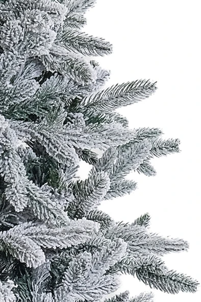 Beysüs Yılbaşı Çam Ağacı Kendinden Karlı Lüks Yoğun Dallı 220 cm 1217 dal - Resim 3