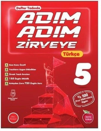 Newton Yayınları 5. Sınıf Adım Adım Türkçe Konu Özetli Soru Bankası