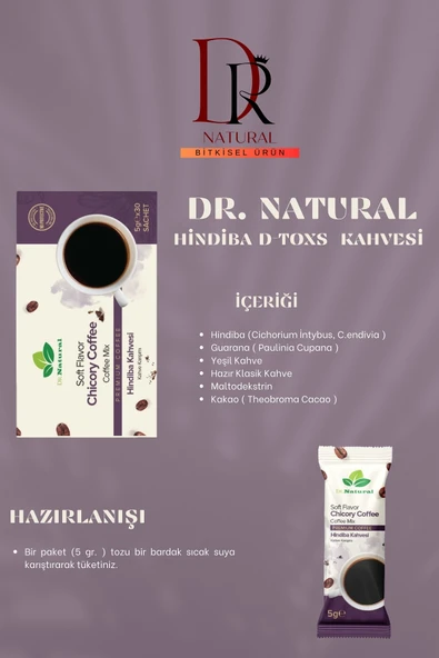 Hindiba Kahvesi Detox Diyet Kahve 30 Stick Paket - Resim 2