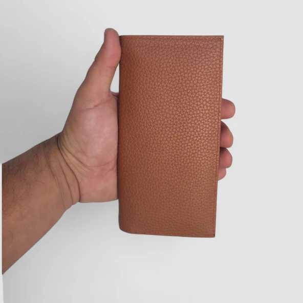 Lederax Telefon Bölmeli Mıknatıslı Portföy Kartlık Uzun Cüzdan LD505 - Resim 9