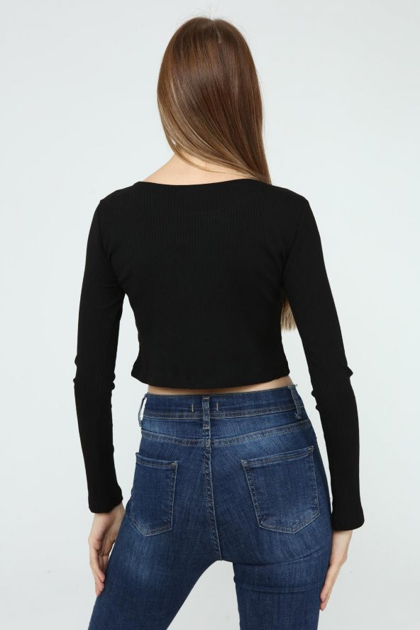 DRR Moda Uzun Kol Kaşkorse Bluz - 12