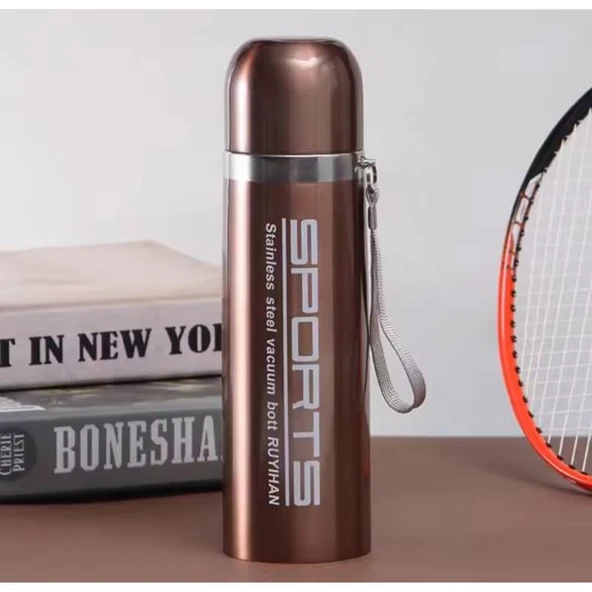 Sports 500 Ml Paslanmaz Çelik  Gold Termos