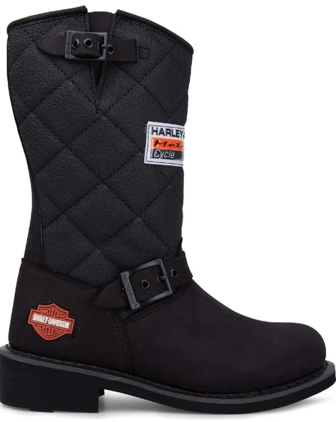 Harley Davidson 025G100071 Laconıa 644 Deri Kısa Kadın Çizme - Resim 5