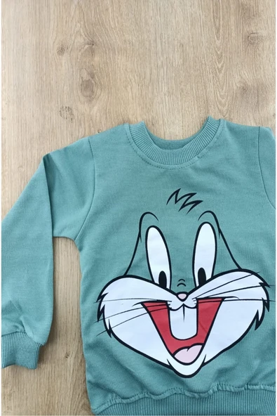 diamondstar Basic Tavşan Baskılı Pijama Takım 2-5 Yaş - 2