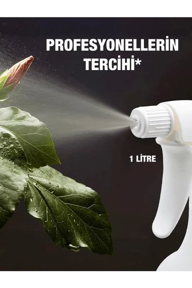 Profesyonel Kimyasala Dayanıklı Taşınabilir  Boş 1 litre Boş Fısfıs Sprey Şişesi (3 adet) - 3
