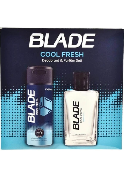 Blade Cool Fresh Erkek Parfüm EDT 70 ML + Sprey Deodorant 150 ML - 1