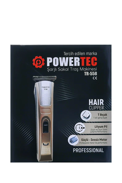TR-558 Şarjlı Saç Sakal Tıraş Makinesi ürün görseli 1