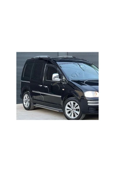 BRSPLAST  Volkswagen Caddy Facelift Uyumlu 2010-2014 Krom Yan Kapı Çıtası 4 Parça Paslanmaz Çelik - 4
