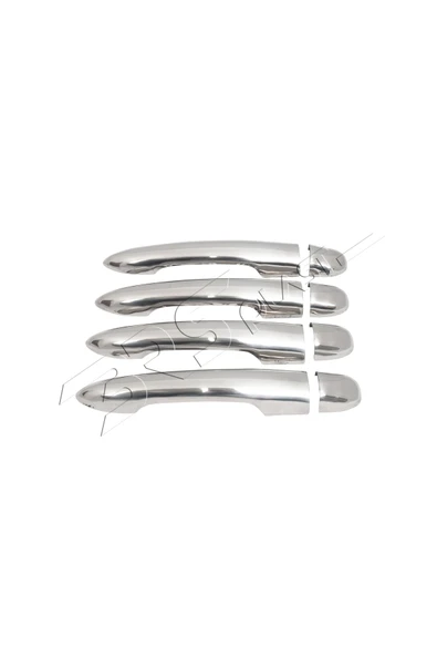 BRSPLAST  Renault Modus Uyumlu 2005-2013 Krom Kapı Kolu 4 Kapı Paslanmaz Çelik - 5