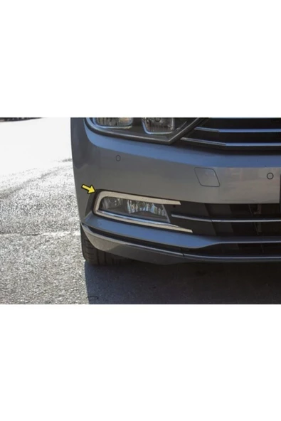 Volkswagen Passat B8 Uyumlu 2015-2019 Krom Sis Çerçevesi 2 Parça Paslanmaz Çelik