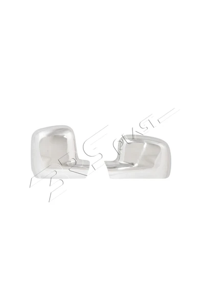 BRSPLAST  Volkswagen Caddy Uyumlu 2004-2014 Krom Ayna Kapağı 2 Parça Paslanmaz Çelik - 3