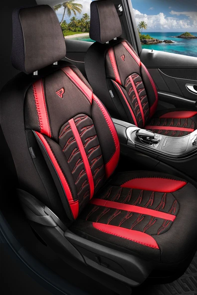 Panda Kılıf PANDA BARBADOS SERİSİ ALKANTRA KUMAŞ OTO KOLTUK KILIFI - TAM SET - 5