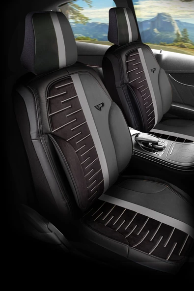 Panda Kılıf PANDA CAMİLA SERİSİ VELUCANTRA KUMAŞ OTO KOLTUK KILIFI - TAM SET - 2