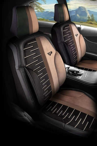 Panda Kılıf PANDA CAMİLA SERİSİ VELUCANTRA KUMAŞ OTO KOLTUK KILIFI - TAM SET - 7