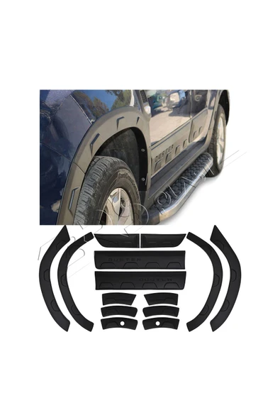 BRSPLAST  Dacia Duster Uyumlu 2018-2024 Abs Damalı Dodik Seti 12 2 Parça