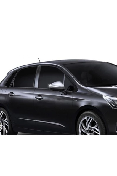 Citroen C4 Uyumlu 2010-2020 Krom Ayna Kapağı 2 Parça Paslanmaz Çelik
