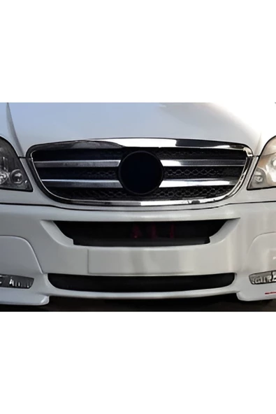 Mercedes Sprinter W906 Uyumlu 2006-2014 Krom Ön Panjur 4 Parça Paslanmaz Çelik