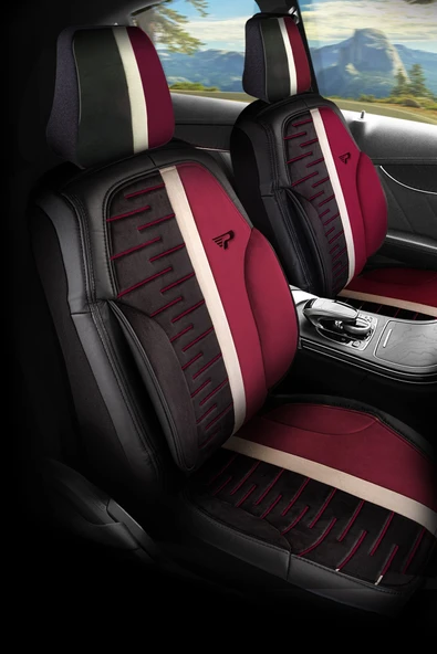 Panda Kılıf PANDA CAMİLA SERİSİ VELUCANTRA KUMAŞ OTO KOLTUK KILIFI - TAM SET - 3