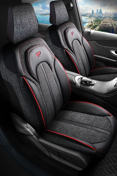 Panda Kılıf Panda Sevılla Serısı Keten Kumaş Oto Koltuk Kılıfı - Tam Set - 3