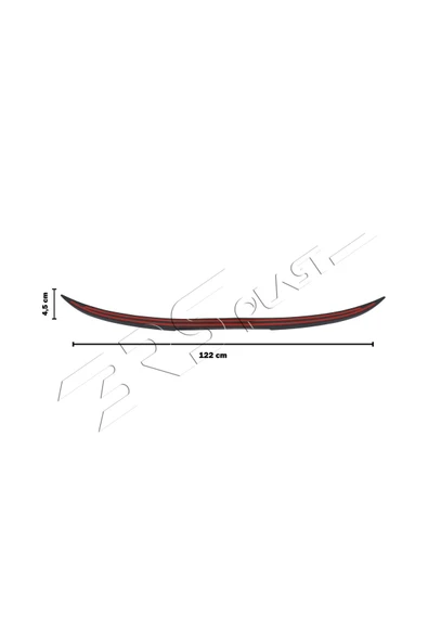 BRSPLAST  Bmw F30 Uyumlu Arka Bagaj Spoiler 122 Cm - 4