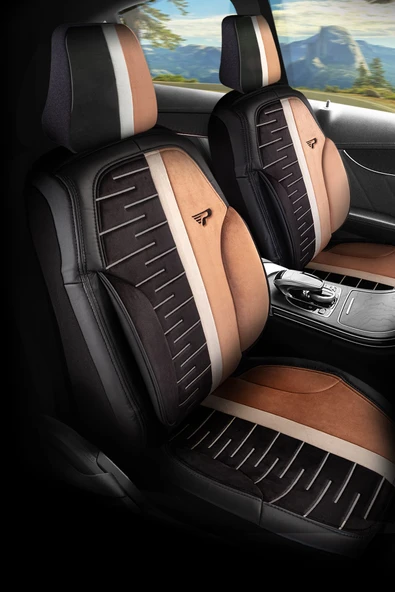 Panda Kılıf PANDA CAMİLA SERİSİ VELUCANTRA KUMAŞ OTO KOLTUK KILIFI - TAM SET