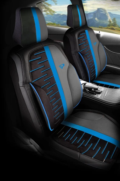 Panda Kılıf PANDA CAMİLA SERİSİ VELUCANTRA KUMAŞ OTO KOLTUK KILIFI - TAM SET - 5