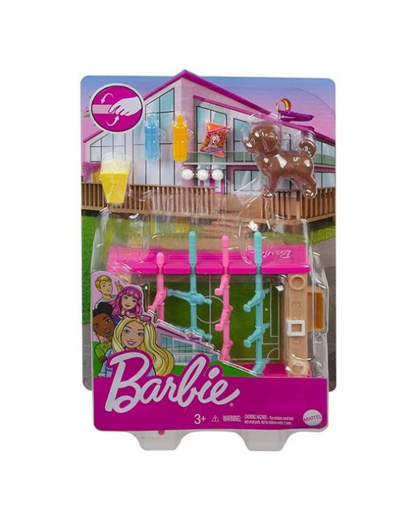 Barbie Ev Dekorasyonu Oyun Setleri Langırt GRG77