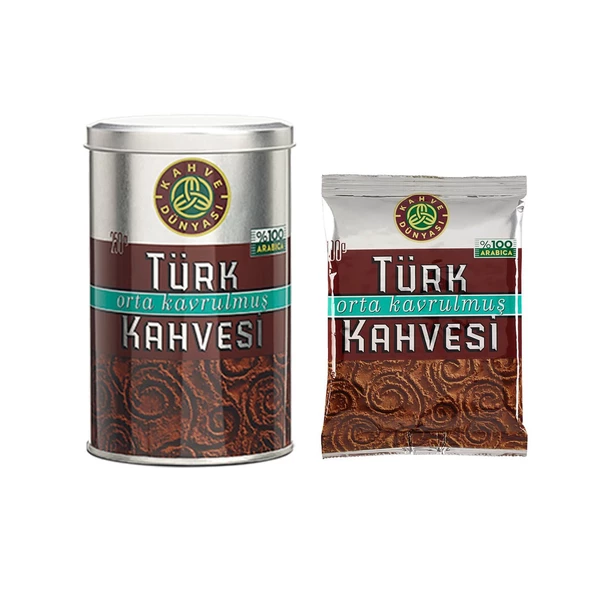 Kahve Dünyası Orta Kavrulmuş Türk Kahvesi 250 gr + 100 gr