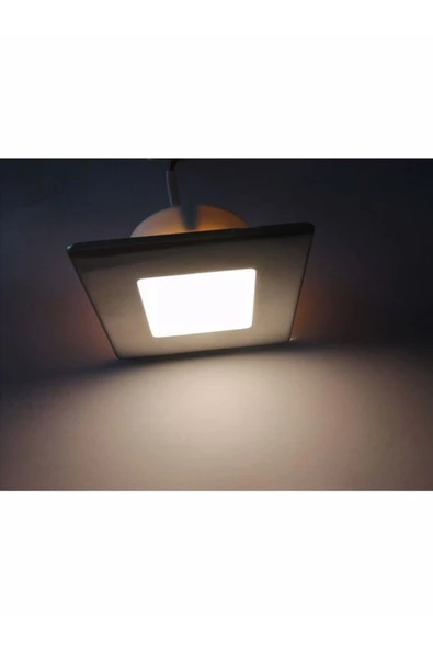 sekizgen led Kare 3 Watt Ledli Günışığı Koridor Ve Adım Aydınlatma Yerli Imalat - Resim 4