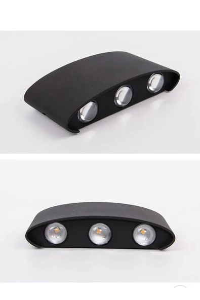 Avizen Lighting Full Reyon Uranüs Dekoratif Çift Yönlü Duvar Aydınlatma Led Aplik Duvar Lambası Günışığı - Resim 4