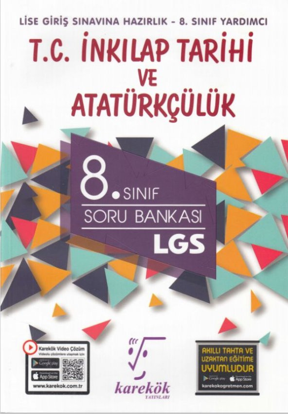 Karekök 8. Sınıf LGS T.C. İnkılap Tarihi ve Atatürkçülük Soru Bankası (Yeni)