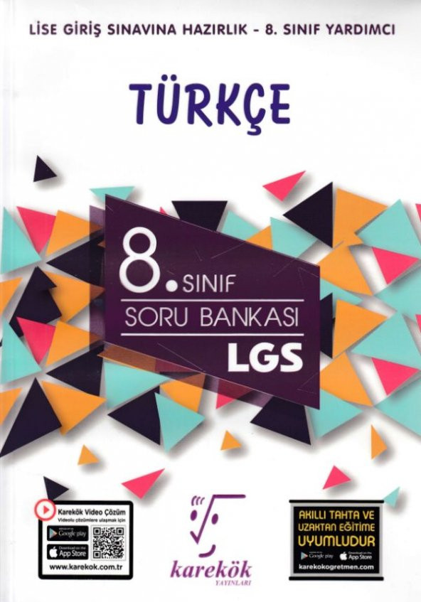 Karekök 8. Sınıf LGS Türkçe Soru Bankası (Yeni)